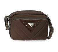 Pepe Jeans Natalie Bandolera Marrón 21,5x15x5 cms Piél sintética y Poliéster by Joumma Bags