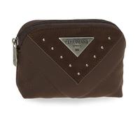 Pepe Jeans Natalie Monedero Marrón 11,5x8,5x1,5 cms Piél sintética y Poliéster by Joumma Bags