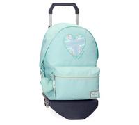 Pepe Jeans Nerea Mochila para Portátil Doble Compartimento con Carro 15,6" Azul 31x44x15 cms Poliéster 23,87L
