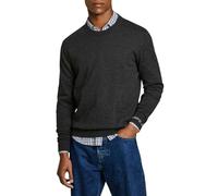 Pepe Jeans New Andre Crew Neck Prendas de Punto, Gris (Dark Grey Marl), M para Hombre