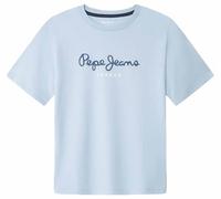 Pepe Jeans New Art Camiseta, Azul (Sky Blue), 16 años para Niños
