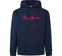 Pepe Jeans Sudadera 'New Joe' azul oscuro / rojo, Talla S
