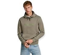 Pepe Jeans New Joe Hoodie Sudadera, Verde (Safari Green), S para Hombre