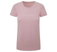 Pepe Jeans New Virginia Ss N, T-Shirt para Mujer, Rosa (Pink), XS