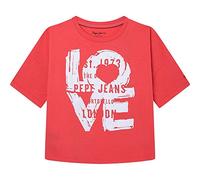 Pepe Jeans Noni, Camiseta Niñas, Rojo (Studio Red), 8 años