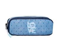 Pepe Jeans Noni denim estuches, bandoleras, azul y rosa, Perfecto para organizar y llevar recogidos los lápices y bolígrafos, varios compartimentos. De Joumma Bags