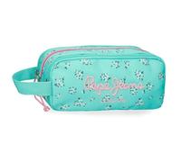 Pepe Jeans Nora Estuche Triple Azul 22x10x9 cms Poliéster by Joumma Bags