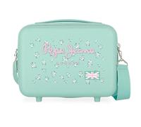 Pepe Jeans Nora Neceser Adaptable con Bandolera Azul 29x21x15 cms Rígido ABS 9,14L 0,63 kgs by Joumma Bags