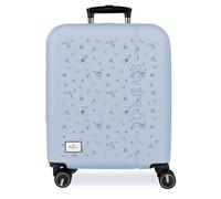 Pepe Jeans Olivia Maleta de Cabina Azul Claro 40x55x20 cm Rígida ABS Cierre de combinación Integrado 37L 2,6kg 4 Ruedas Dobles Equipaje de Mano by Joumma Bags