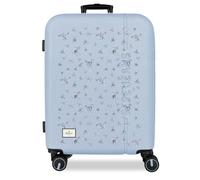 Pepe Jeans Olivia Maleta Mediana Azul Claro 48x68x27 cm Rígida ABS Cierre de combinación Integrado 72L 3,48kg 4 Ruedas Dobles Equipaje de Mano by Joumma Bags