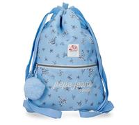Pepe Jeans Olivia Mochila Saco con Cremallera Azul 35x46x0 cm Poliéster 1,61L by Joumma Bags