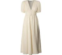 Pepe Jeans Oprah Dress Vestido, Beige (Blanco Blanqueado), XS para Mujer