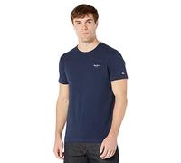 Pepe Jeans Original Basic 3 N Camisetas, Azul (Navy), L para Hombre