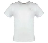 Pepe Jeans Original Basic 3 N Camisetas, Blanco (White), XL para Hombre
