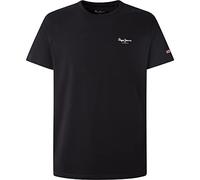 Pepe Jeans Original Basic 3 N Camisetas, Negro (Black), L para Hombre