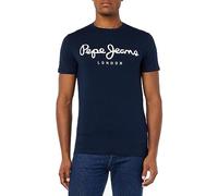 Pepe Jeans Original Stretch Camiseta para Hombre Slim Fit Manga Corta Azul, M