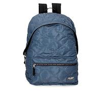 Pepe Jeans Orson Mochila Escolar 15,6" Azul 31x44x17,5 cms Poliéster 20,46L