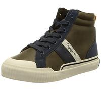 Pepe Jeans Ottis Casual Alto B, Zapatillas, Verde (765Verde Caqui), 34 EU