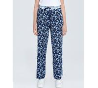 Pepe Jeans Pantalón de mujer con estampado de flores estilo jogger.. Multicolor 38