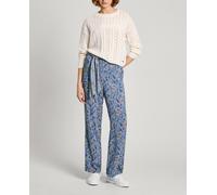 Pepe Jeans Pantalones de mujer estampados cintura elastica. Azul 3/M
