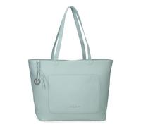 Pepe Jeans Paola Bolso Tote 15,6 Pulgadas Azul 40x29x14 cms Poliéster y PU by Joumma Bags