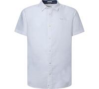 Pepe Jeans Parker Short Shirt, Blanco (White), L para Hombre