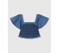 Pepe Jeans Pepe Jeans - Blusa crop top de niña manga mariposa. Azul Talla 8 años