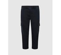 Pepe Jeans Pepe Jeans - Pantalón cargo de hombre con múltiples bolsillos teñido en prenda. Negro Talla 30