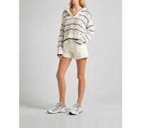 Pepe Jeans Pepe Jeans - Shorts vaqueros de mujer corte A con bajo deshilachado. Azul índigo Talla 25