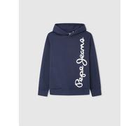 Pepe Jeans Pepe Jeans - Sudadera con capucha y logo lateral para niño. Azul marino Talla 12 años