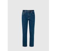 Pepe Jeans Vaquero recto de mujer tiro alto. Azul índigo 25