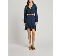 Pepe Jeans Pepe Jeans - Vestido de mujer corto cuello en pico. Azul oscuro Talla 1