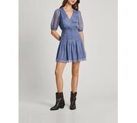 Pepe Jeans Pepe Jeans - Vestido de mujer corto manga abullonada. Azul claro Talla 4