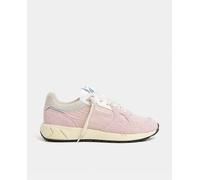 Pepe Jeans Pepe Jeans - Zapatilla deportiva de mujer Marlon en color soft y acabados en serraje. Rosa palo Talla 38