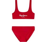 Pepe Jeans Pepe SC - Conjunto de Bikini de Dos Piezas para niña, Rojo (Rojo), 6 años