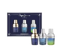 Pepe Jeans Perfumes Hombre Estuche 3 Piezas | Pack Regalo, Eau de Parfum 15ml Life Is Now, Cocktail Edition, Celebrate, Miniaturas Set Fragancia