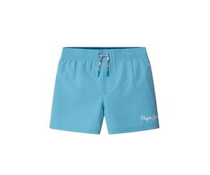 Pepe Jeans PJ Solid Swimshort Pantalones Cortos, Azul (Azul Turquesa Claro), 6 años para Niños