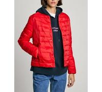 Pepe Jeans Plumífero de mujer acolchado logo. Rojo 38/S