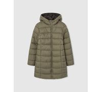 Pepe Jeans Plumífero largo para niña. Verde 12 Años/12