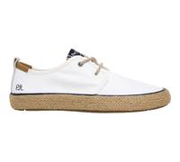 PEPE JEANS Port Tourists, Zapatilla Unisex Adulto, Off White, 45 EU