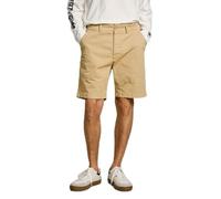 Pepe Jeans Regular Chino Short Pantalones Cortos, Marrón (Caqui Beige), 34W para Hombre