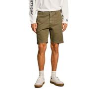 Pepe Jeans Regular Chino Short Pantalones Cortos, Verde (Verde Piedra), 29W para Hombre