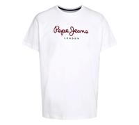Pepe Jeans - Regular Fit Logo T-Shirt - Tops - Hombre - Blanco - L -