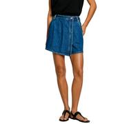 Pepe Jeans Regular Skort HW Pantalones Cortos, Azul (Denim-Id3), 27W para Mujer