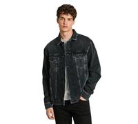 Pepe Jeans Relaxed Jacket PM402972, Chaqueta vaquera Hombre, Black (Denim-XH7),