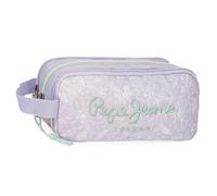 Pepe Jeans Renata Estuche Triple Morado 22x10x9 cms Poliéster by Joumma Bags