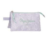 Pepe Jeans Renata Estuche Triple Morado 22x12x5 cms Poliéster by Joumma Bags