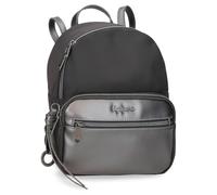 Pepe Jeans Ruby Mochila Casual Gris 20x25,5x10 cms Poliéster y PU 5,36L by Joumma Bags