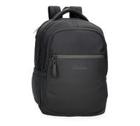 Pepe Jeans Sail up Mochila para Portátil Doble Compartimento Portátil 15,6 Pulgadas Negro 30x42x14.5 cms Poliéster y PU 18,27L by Joumma Bags