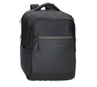 Pepe Jeans Sail up Mochila para Portátil Portátil 15,6 Pulgadas Negro 31x44x15 cms Poliéster y PU 20,46L by Joumma Bags